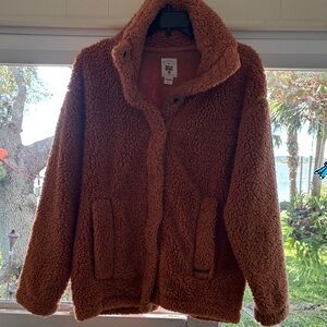 Billabong Tan Sherpa Jacket